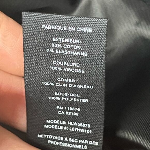 Helmut Lang Belted CRP Rider Blazer Black 8 NWT - Picture 12 of 16